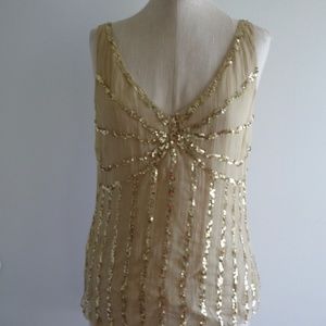 Aeffe womens sequined top